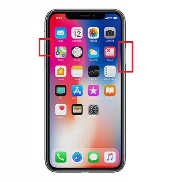 iphone x screenshot