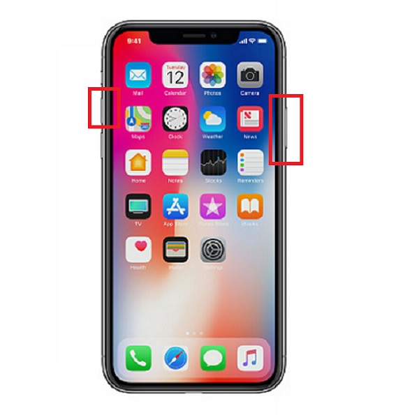 iphone x schermafbeelding