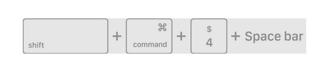 shift command and 4 space bar