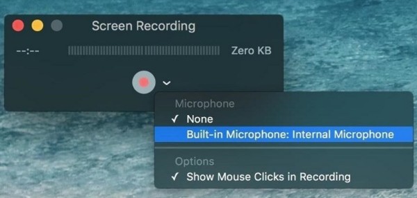 manage screen recording settings