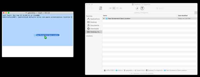 new folder on macOS High Sierra or Earlier
