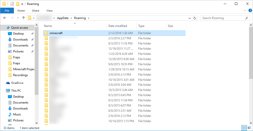 Папка roaming. /Minecraft%APPDATA. Папка .Minecraft. Путь к папке майнкрафт.