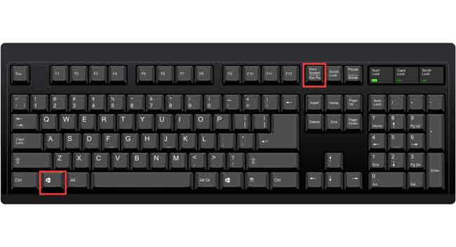windows 7 print screen shortcut