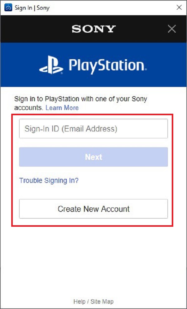 ps4 remote play sign in