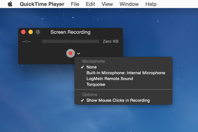 macbook record screen with audio