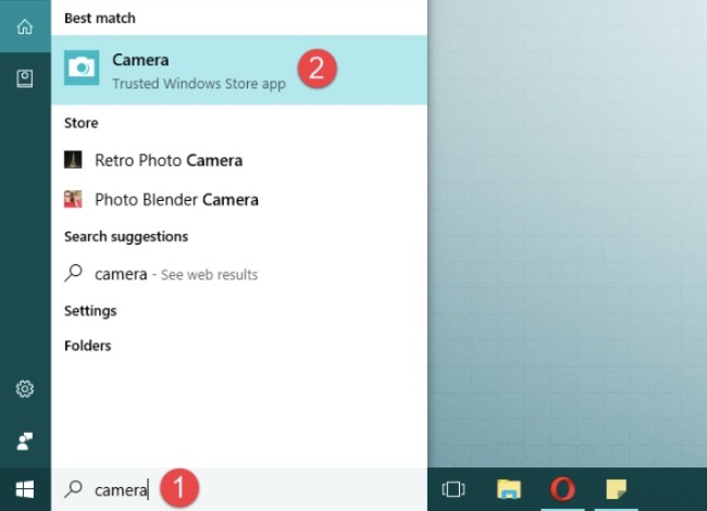 record a webcam video on windows 10