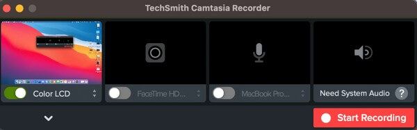 Grave um webinar no Mac via Camtasia