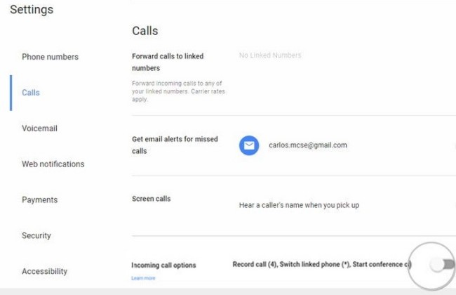 запись Android с Google Voice