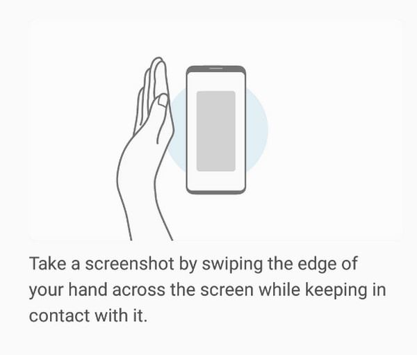 Screenshot Samsung With A Palm Swipe