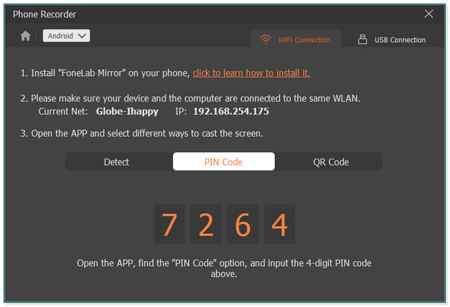 Download FoneLab Mirror on your Samsung