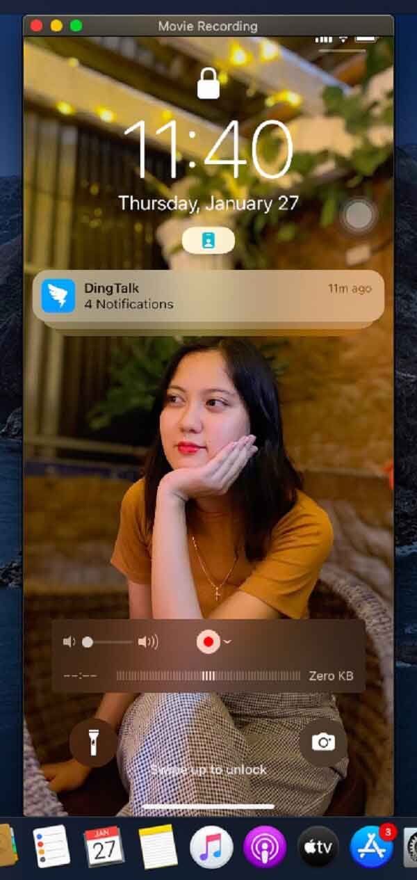Screen Record on iPhone using QuickTime