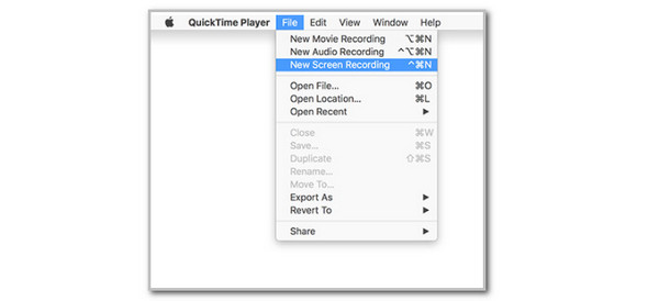 Click New Screen Recording Button