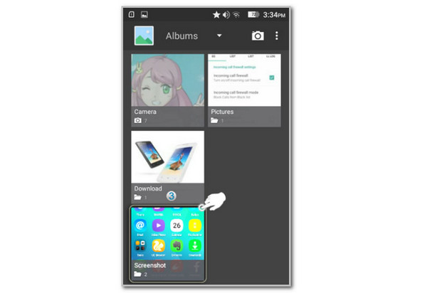Tap Screenshots Album