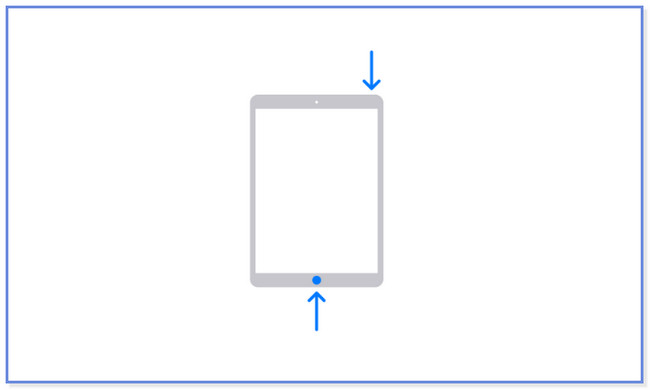 Das iPad verfügt über eine Home-Taste