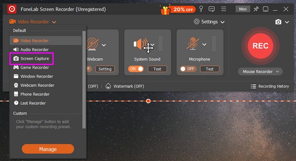 Select Screen Capture
