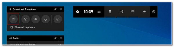 click capture button