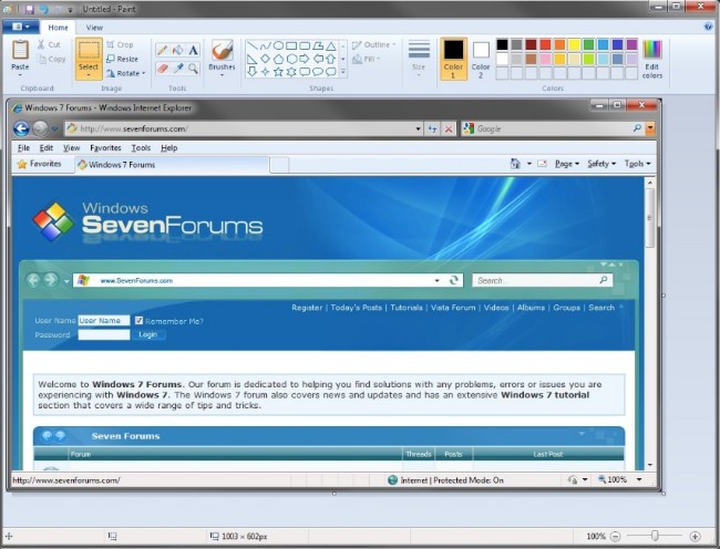 снимок экрана на HP ACTIVE WINDOWS