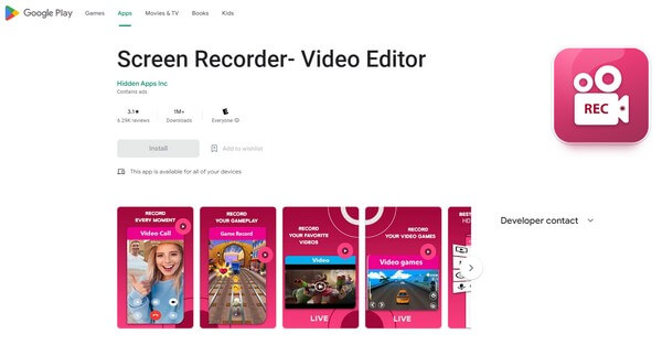 Screen Recorder från Hidden Apps Inc