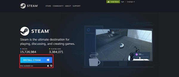 install steam