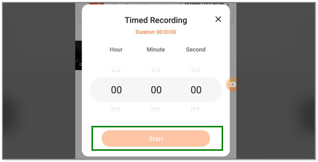 time duration of the time