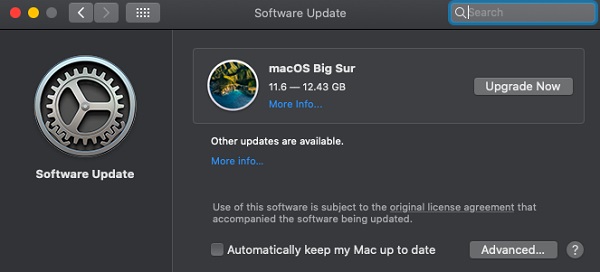 update your macOS