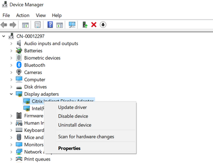 Update Uninstall Drivers