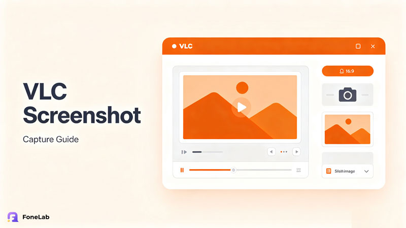 How to take screenshots in VLC Media Player with FoneLab Screen Recorder