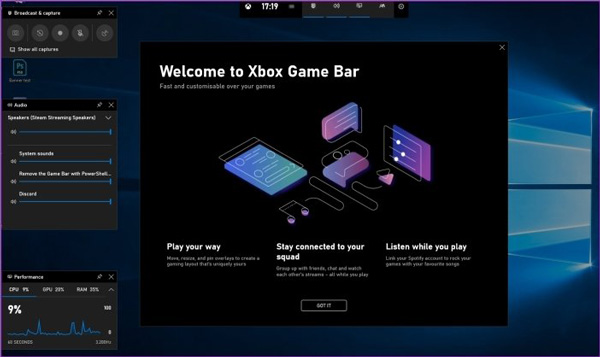 Windows Game Bar