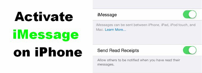 activate imessages