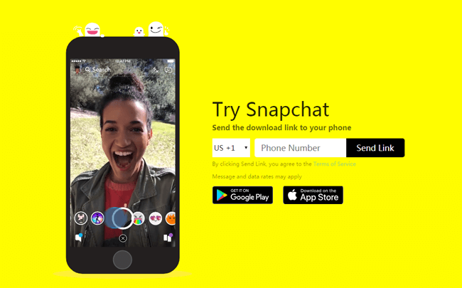 snapchatをダウンロードする方法