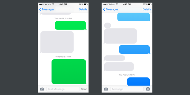 color de iMessage