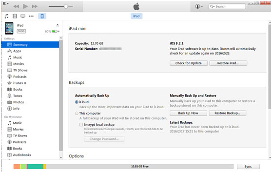 iPadを出荷時設定にリセット