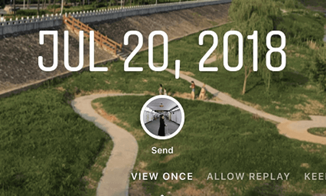send disappear photo