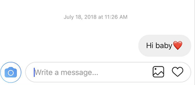 send instagram message