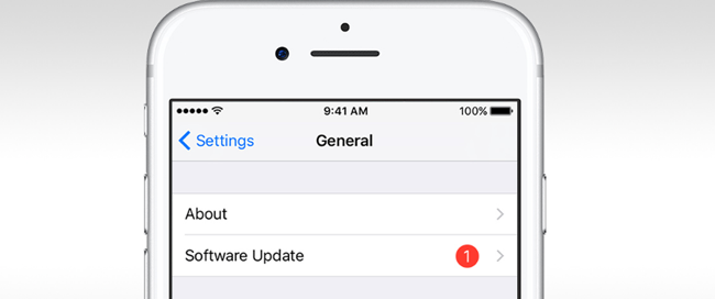 update ios on iphone
