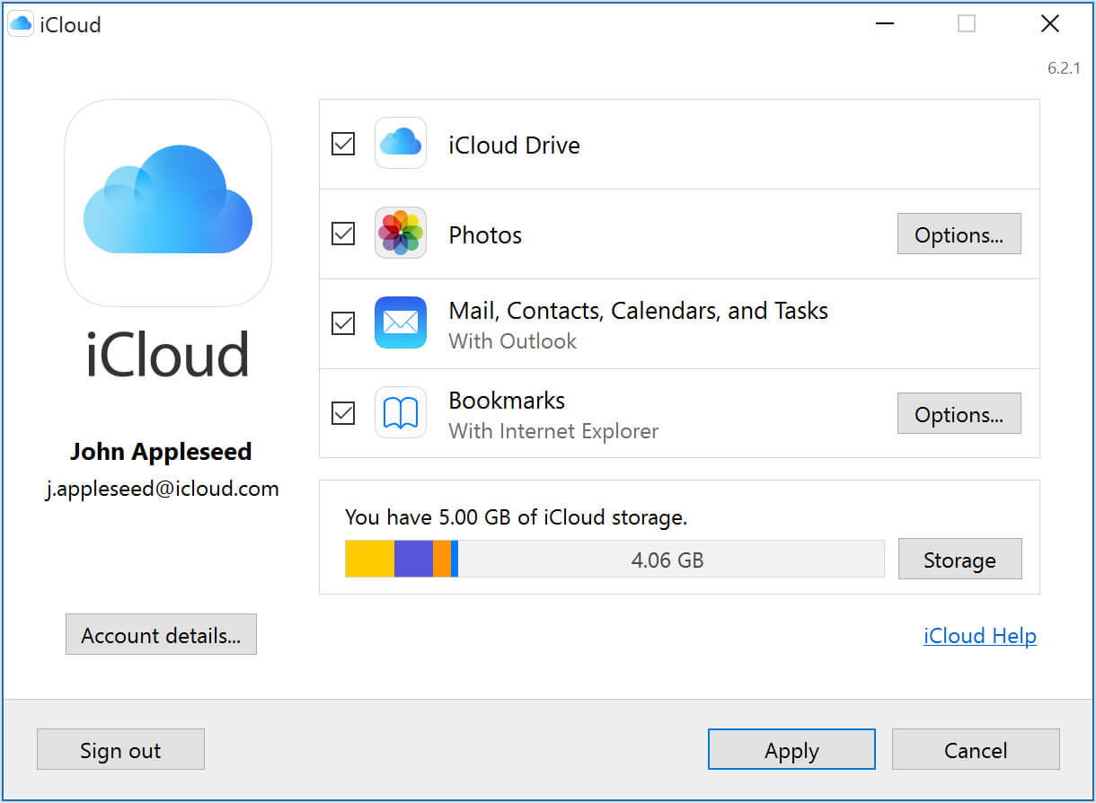 IPhone de sauvegarde avec icloud sur pc