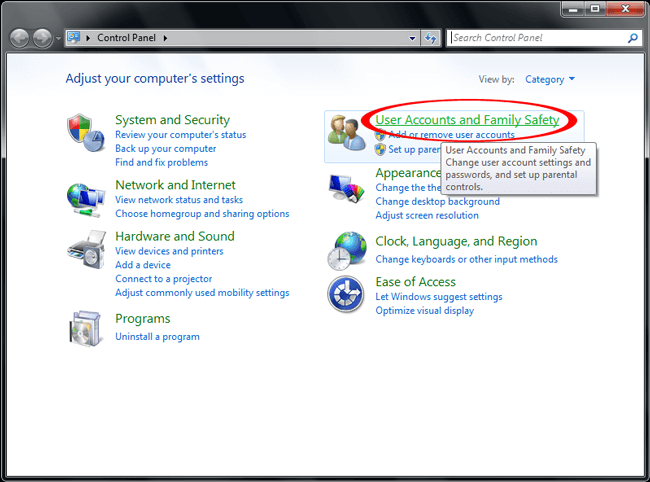 Windows brukerkonto