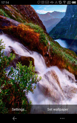 Sfondi Cascata dal vivo