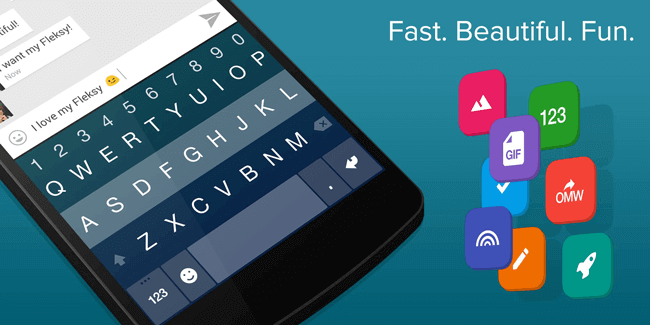 Fleksy + GIF-näppäimistö APK