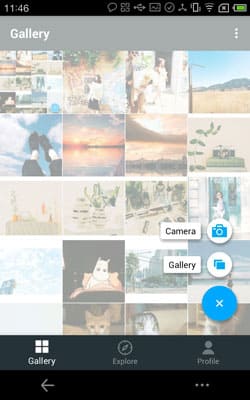 Aviaryのフォトエディタ