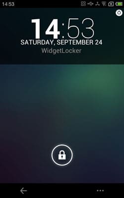 WidgetLocker Skärmdump
