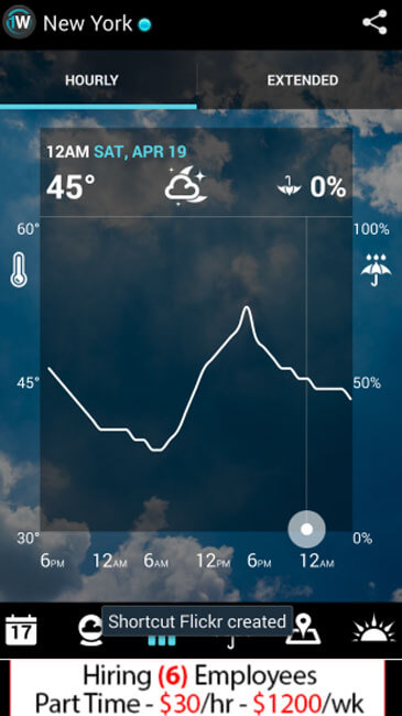 Snímek obrazovky 1Weather