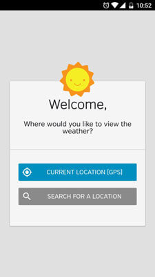 WeatherUnderground Screenshot