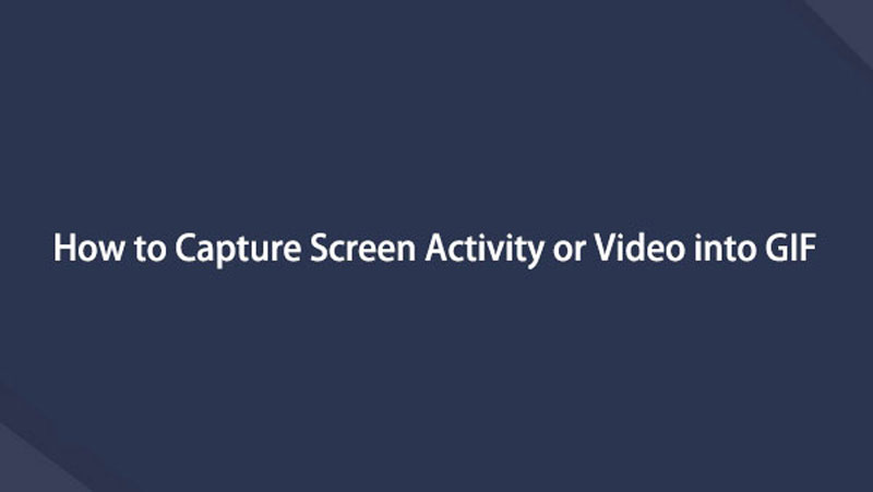 画面アクティビティまたはビデオを GIF にキャプチャする