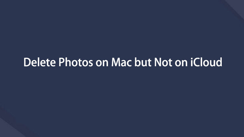 eliminar fotos en mac pero no en icloud