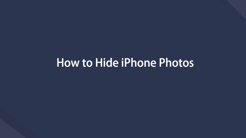 jak skrýt fotografie na iphone