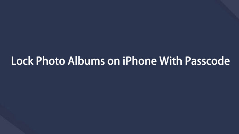 Hoe foto's op de iPhone te vergrendelen