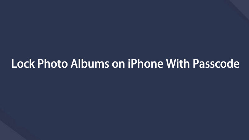 how to lock photos on iphone