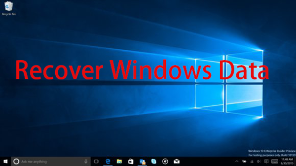 recuperar datos de Windows