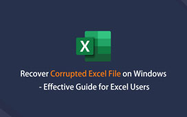 Gendan beskadiget Excel-fil på Windows